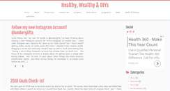Desktop Screenshot of healthywealthydiys.com